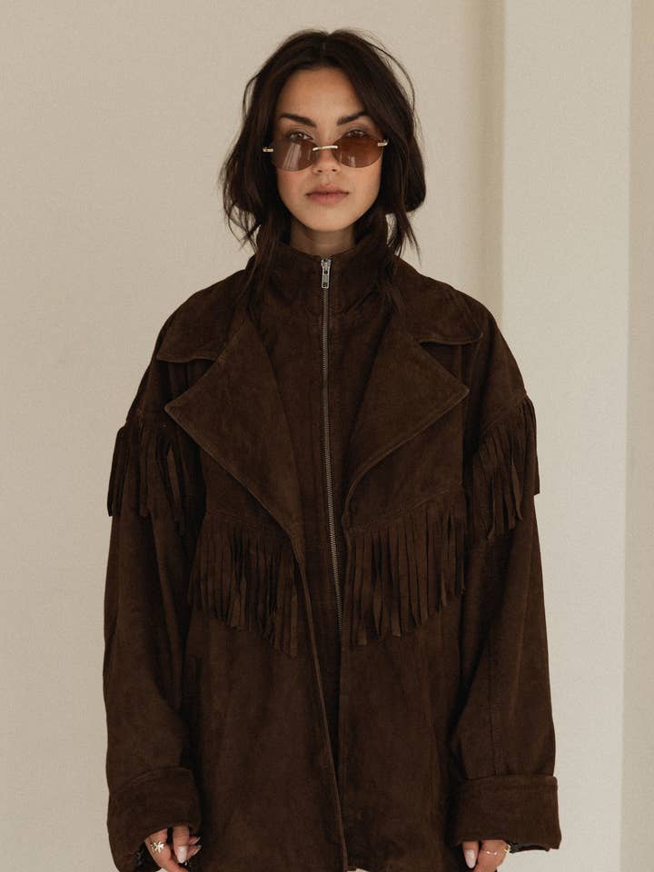 Clare Suede Jacket for wholesale by Hendriks