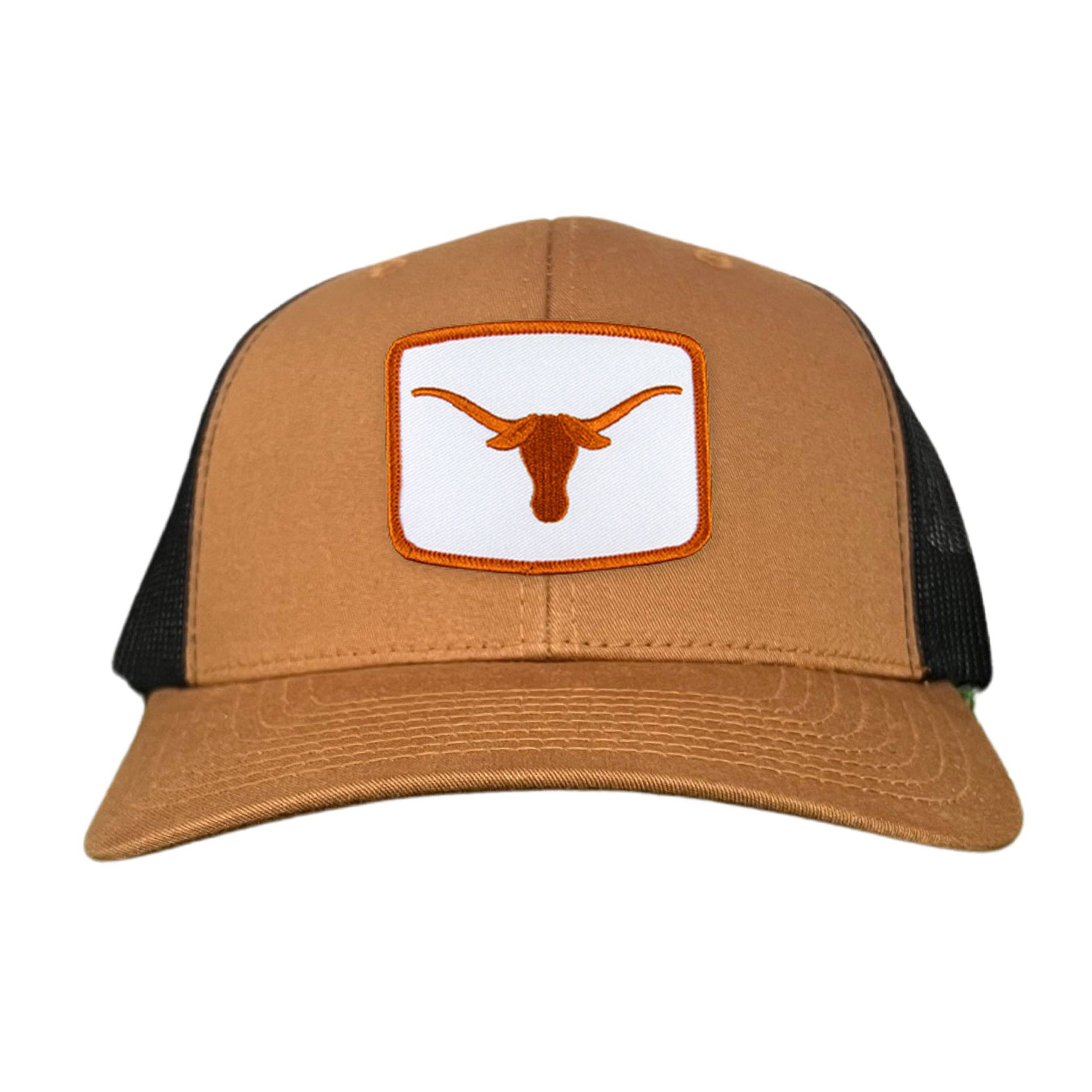 Last Stand Hats, LLC - Wholesale Trucker Hat - Unisex - Texas Longhorns Square Longhorn / Hats / 148 / UT9103 / MM11