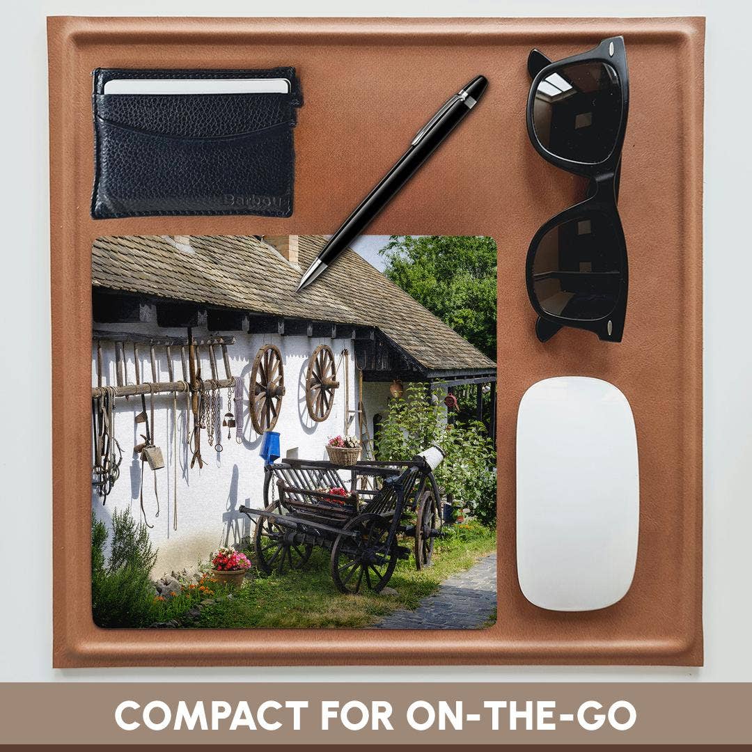 3dRose - Vendita all'ingrosso Tappetino per mouse - 3dRose, Holloko, Ungheria. Villaggio Paloc come appariva nel medioevo., Tappetino per mouse3