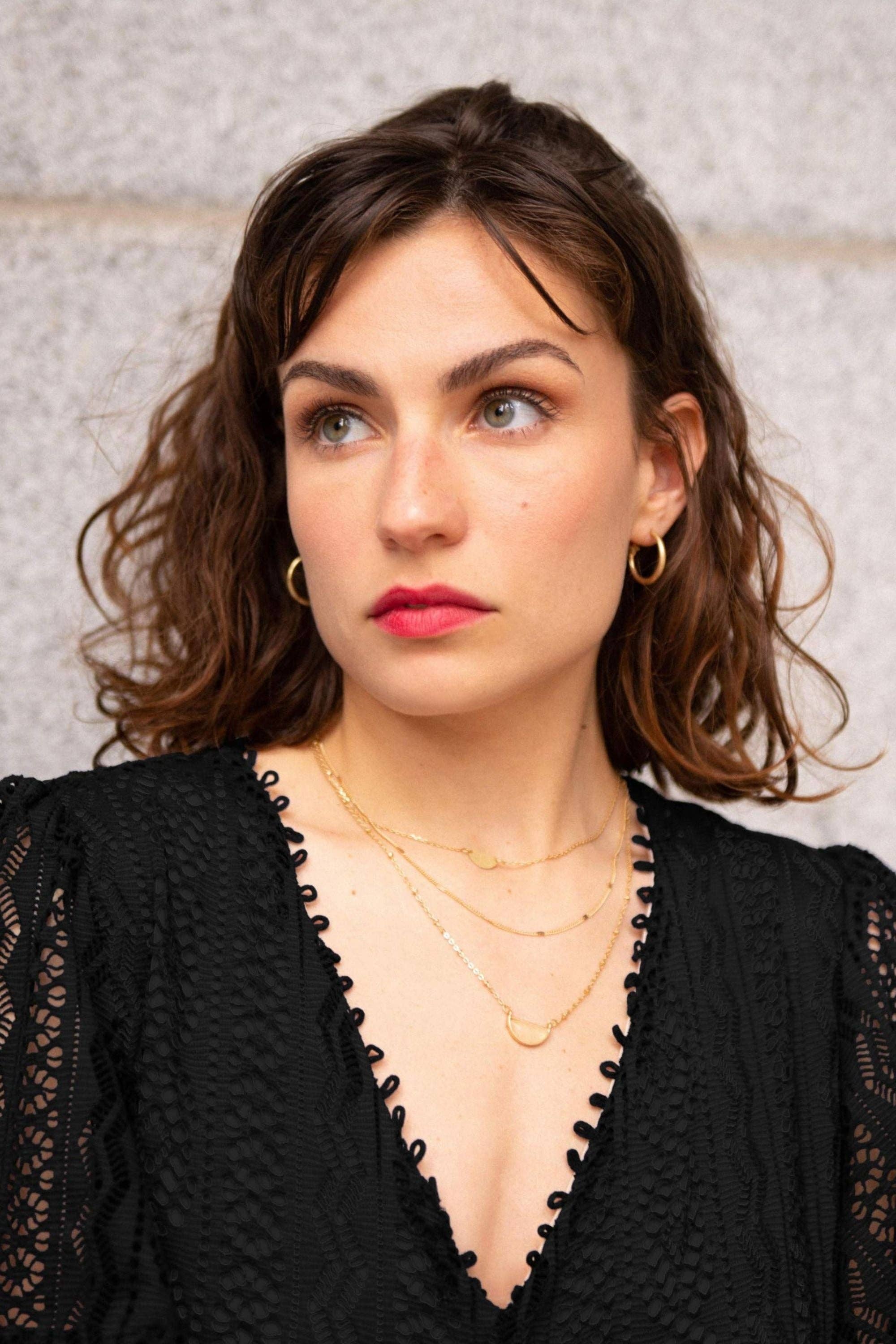 Black Bonnie Crochet Knit Midi Dress Lining Short Sleeves for wholesale on Faire6