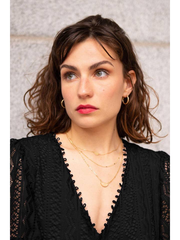 Black Bonnie Crochet Knit Midi Dress Lining Short Sleeves for wholesale on Faire6