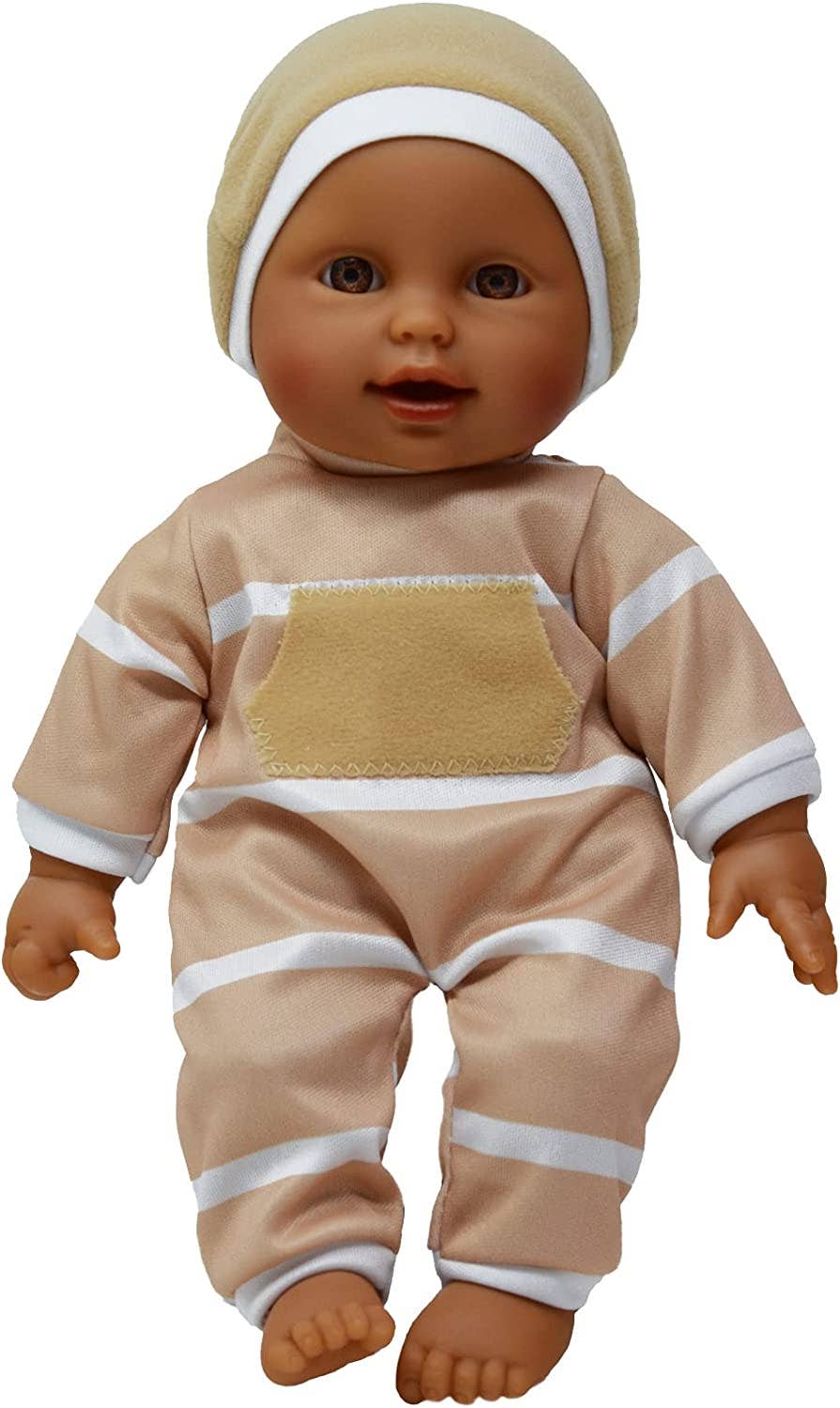 The New York Doll Collection - Wholesale Doll - Kids - The New York Doll Collection 11" Doll Striped W/ Pacifier9