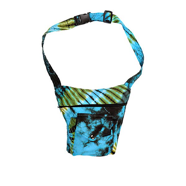 Electric Forest Tye Dye Cotton Hip rider Belt Bag for wholesale by Gypsy Rose