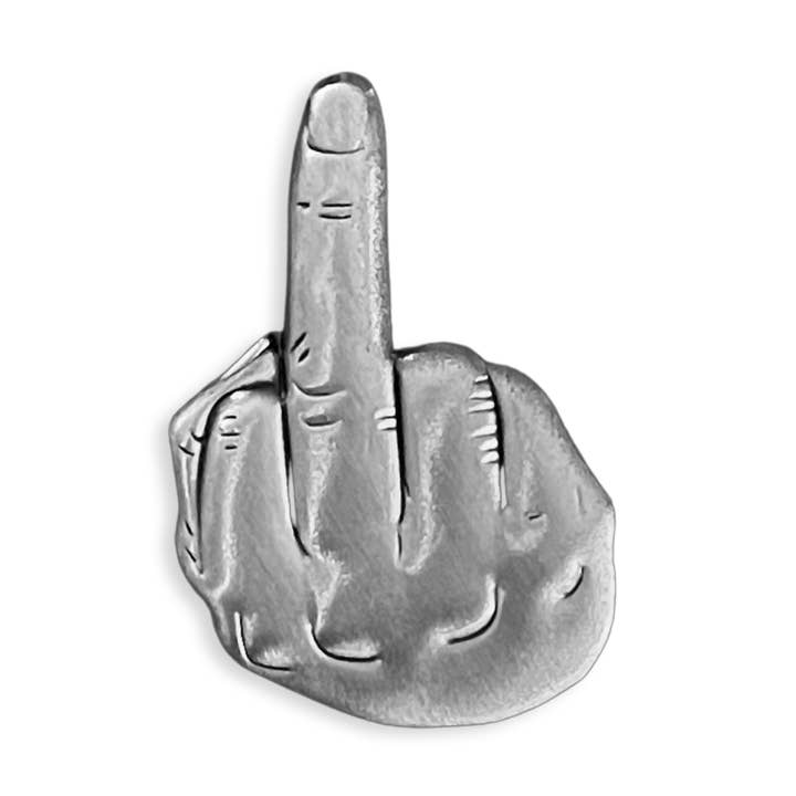 World Famous Original - Wholesale Lapel Pin/Button - Middle Finger Pin0