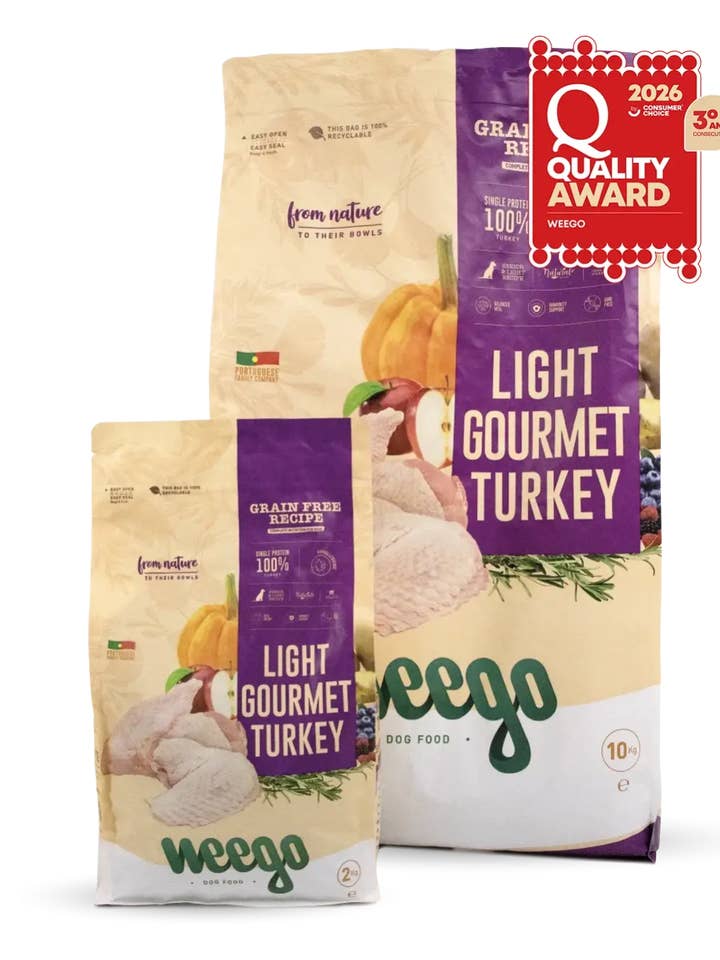 Weego Spannmålsfri Hundmat Vuxen Lätt Gourmet Kalkon 400gr för wholesale av Weego