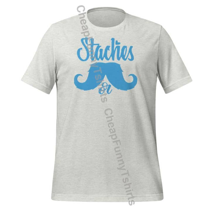 T-shirt unisexe Staches pour la vente par Black and Gifted LLC