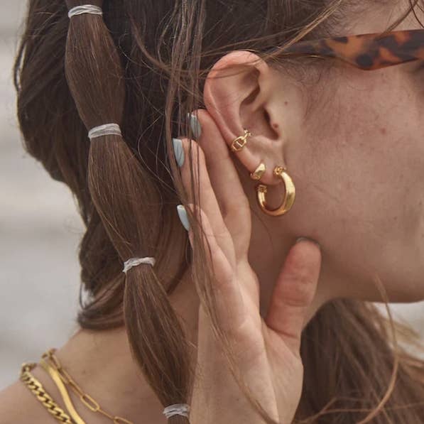 Brenda Grands Jewelry - Wholesale Cuff/Wrap Earrings - 16K Gold Marine Ear Cuff1