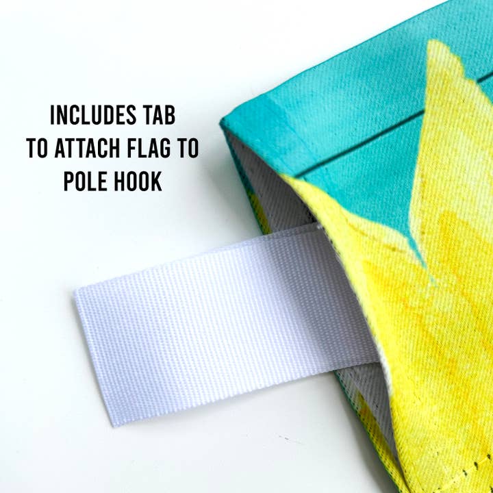 The Spotted Zebras - Wholesale Flag - House Flag (28"x40") - Hello Sunshine Green4