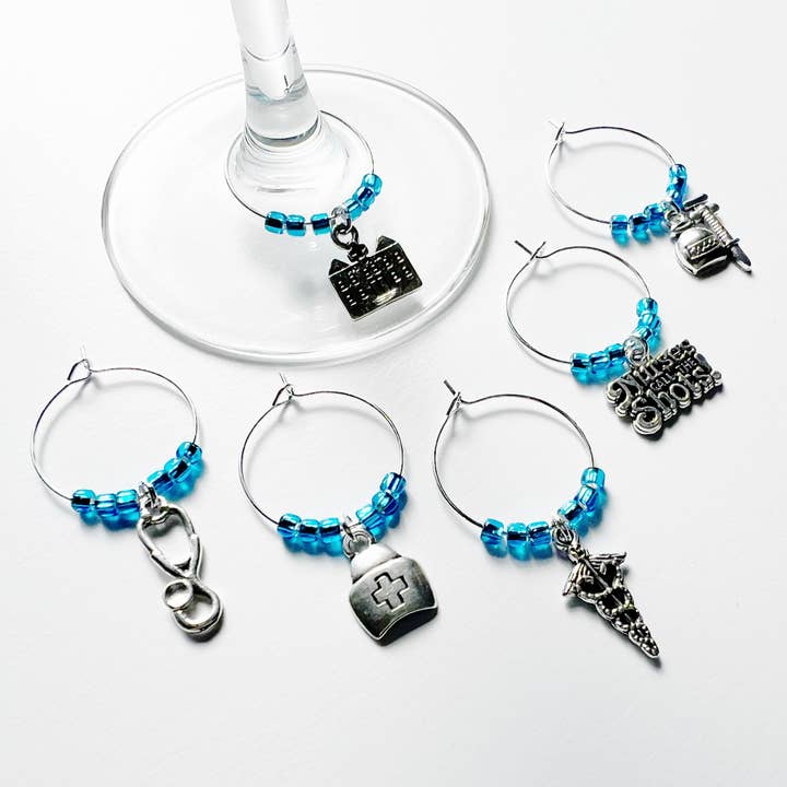 Nurse Wine Charms for wholesale by Group Therapy Wine