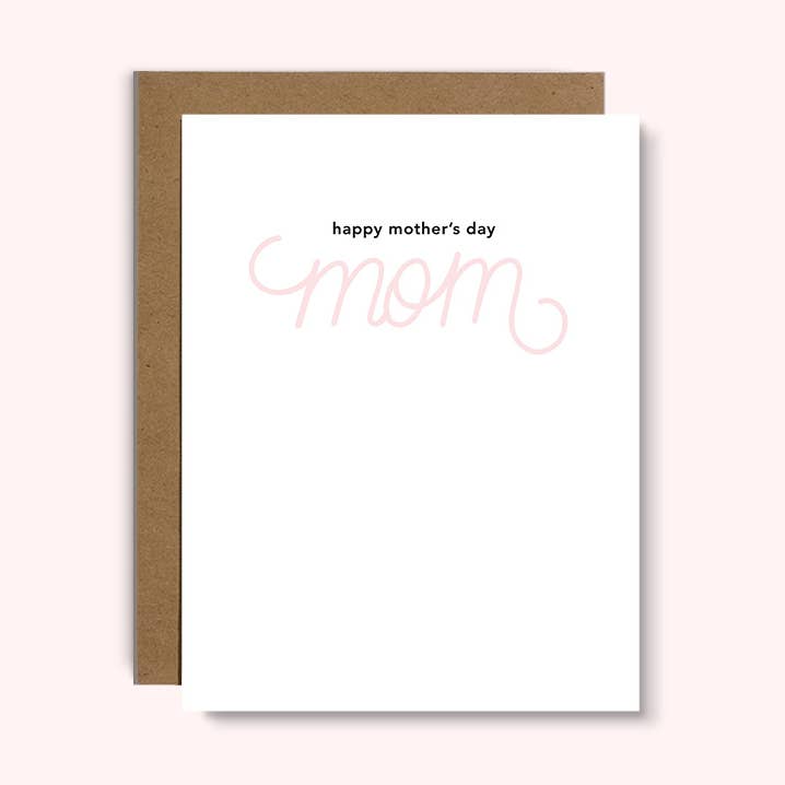 Happy Mom Card for wholesale by Bold & Broad