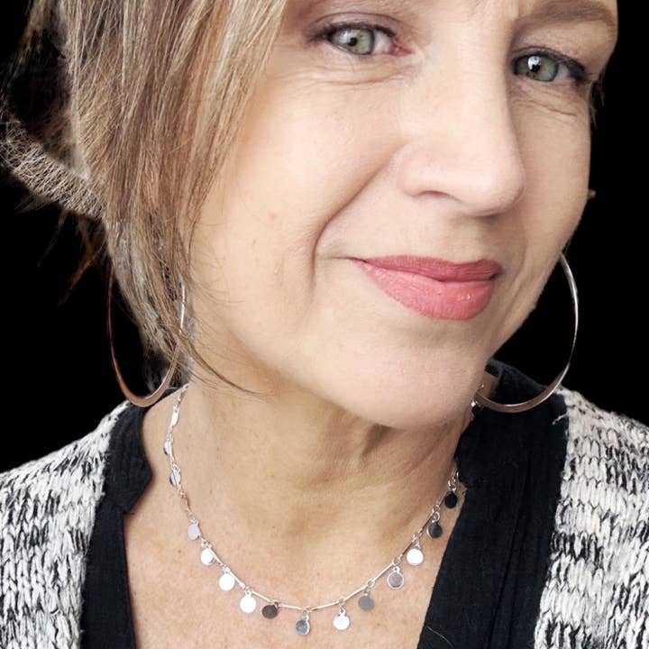 Black Lamb Design - Wholesale Link & chain necklace - Sequin Chain Necklace with Free Shipping and Gift Wrap2