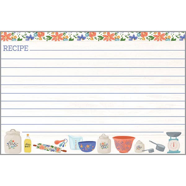 Recipe Cards - In the Kitchen for wholesale by GINA B DESIGNS
