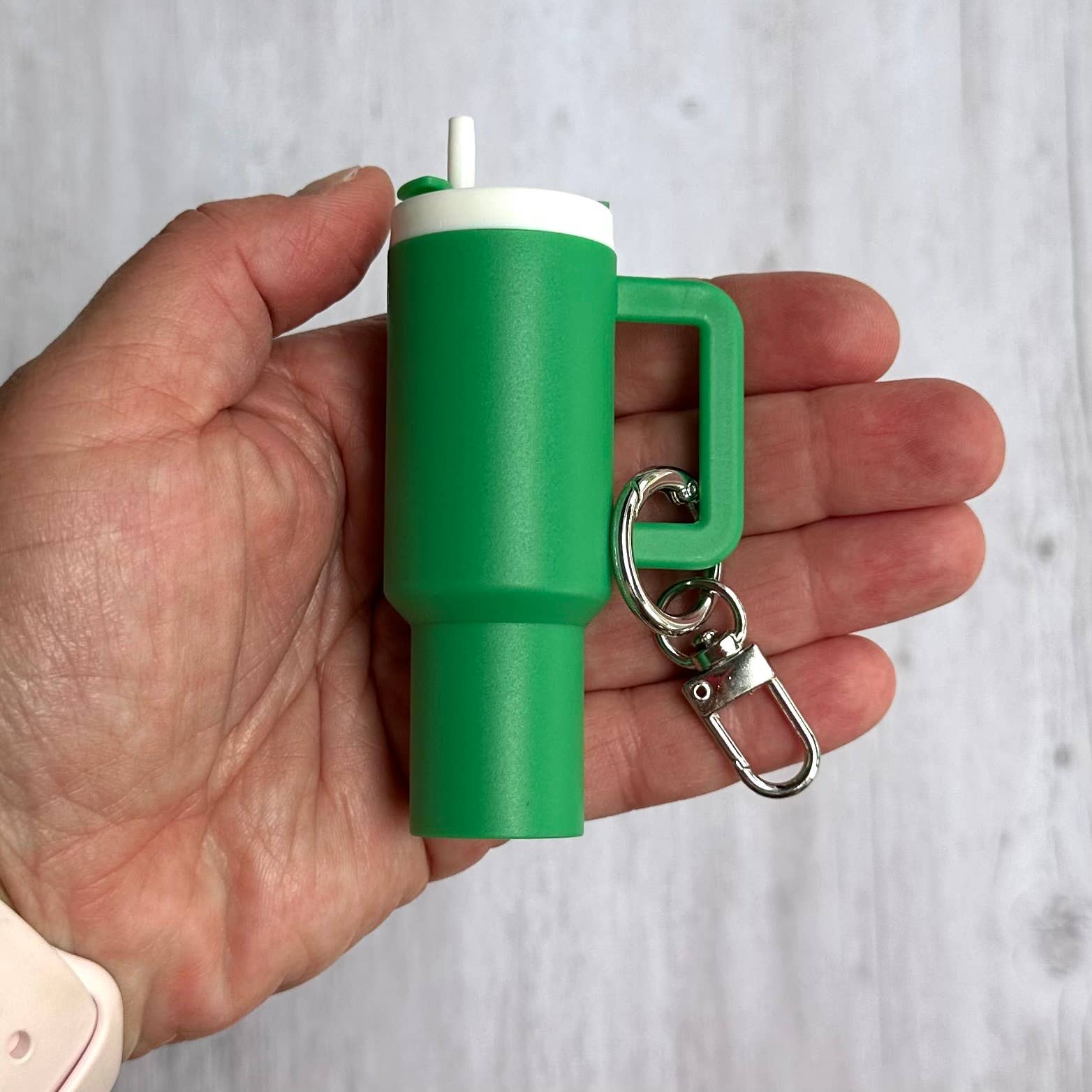 iconic mi - Vente Porte-clés – femme - Porte-clés Mini Tumbler Vert avec Rangement3