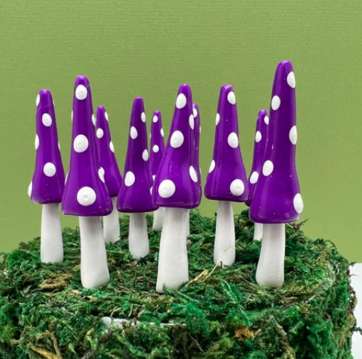 Mystical Woodlands – Engroshandel Have/havestolpe – Svampe-pynt til fe-haven i nisse-stil7