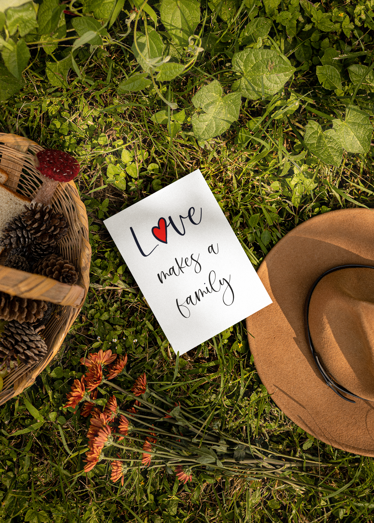 Paperleaf Studios - Wholesale Baby Card - Adoption Card: 'Love Makes A Family'5