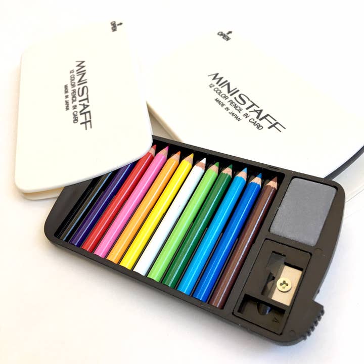 BCmini - Wholesale Pencil - 22133 12 Mini Pencils in White Card Case-16