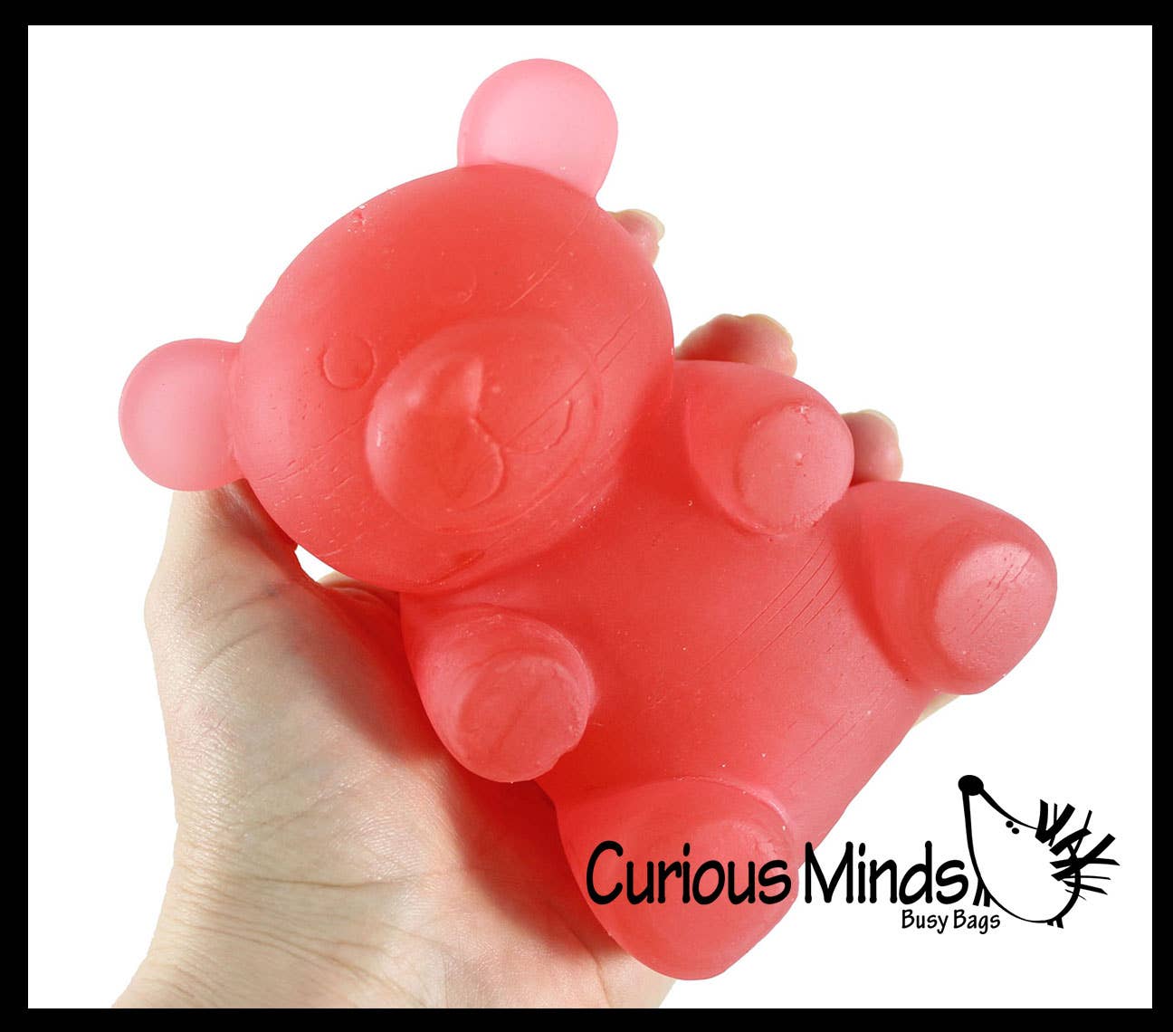 Curious Minds Toys - Wholesale Fidget Toy - Kids - 1 Soft Large Mochi Gummy Bear - Large Squishy Sensory Fidget9