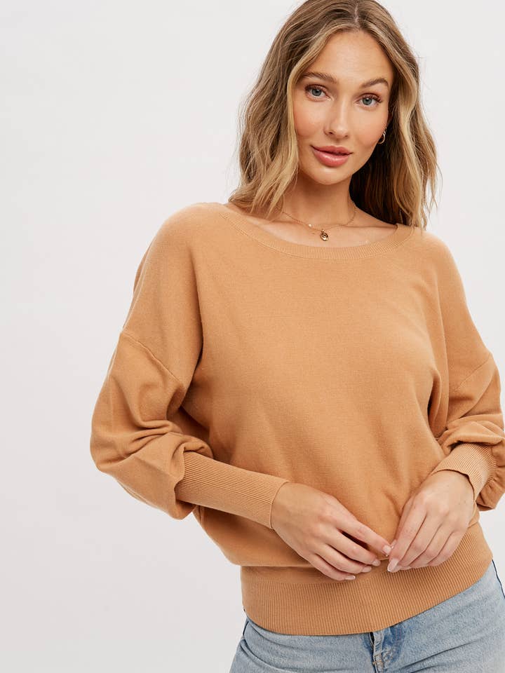 TRUI MET BALLONMOUWEN ZONDER RUG voor wholesale door Bluivy