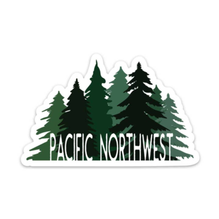 Autocollant PNW Forest pour la vente par The Northwest Store