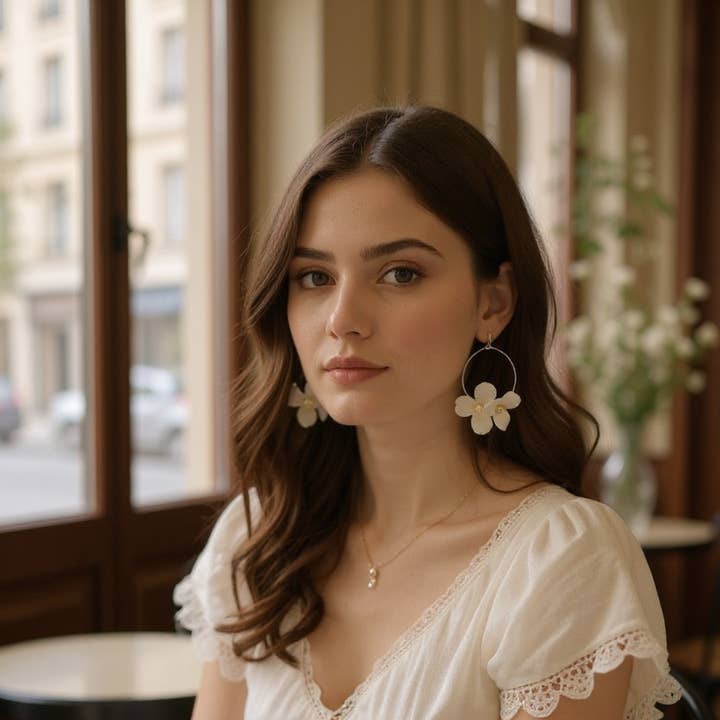 ORECCHINI DAINTY DIVINE - ARGENTO per la vendita all'ingrosso da parte di Athena Bridal Jewellery