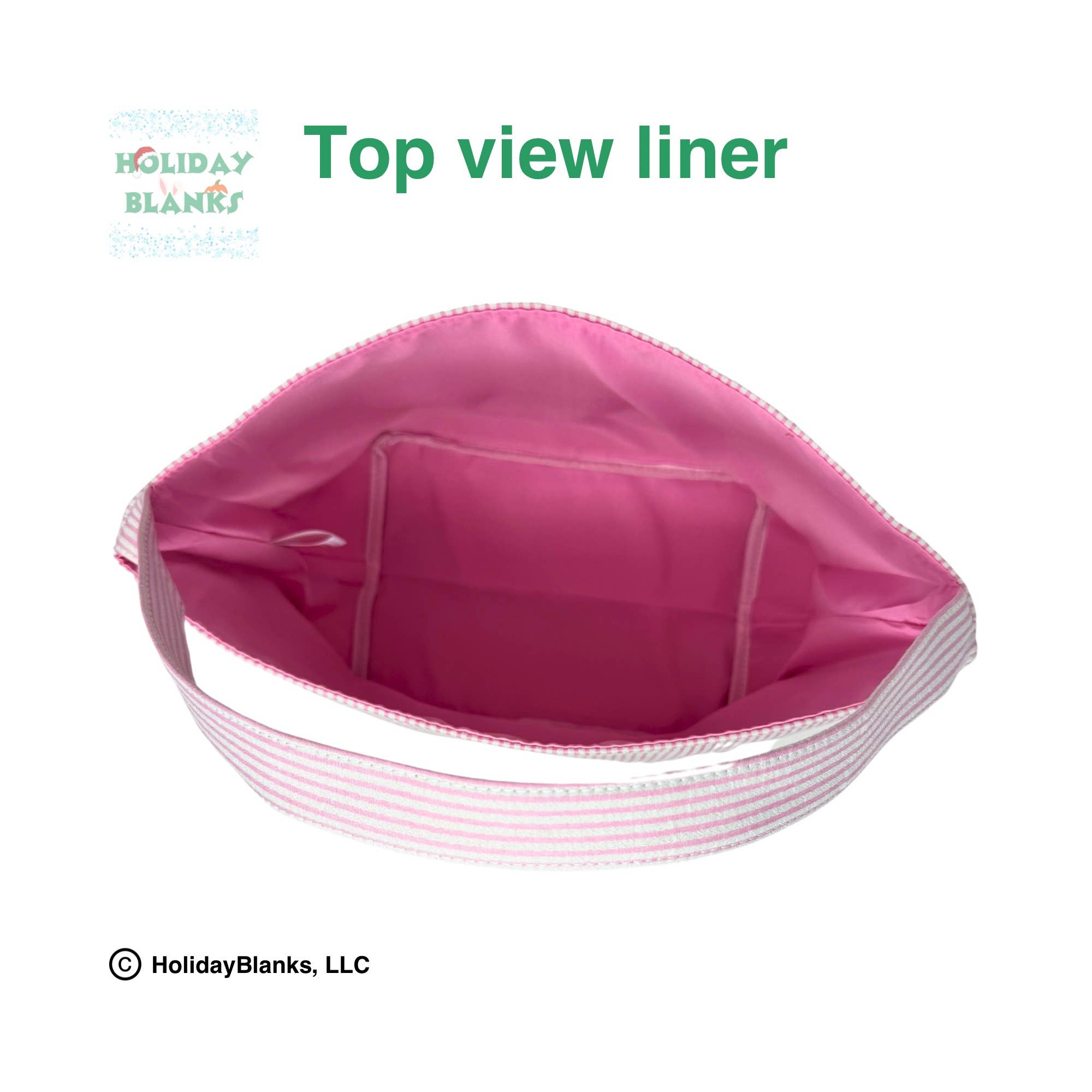 Holiday Blanks - Wholesale Basket - Easter or Halloween Seersucker basket embroidery blanks6