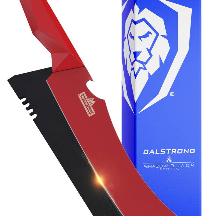 Dalstrong - Wholesale Kitchen/Utility Knife - BBQ Pitmaster & Meat Knife 9" | Shadow Black Series | RED Edition | Dalstrong ©