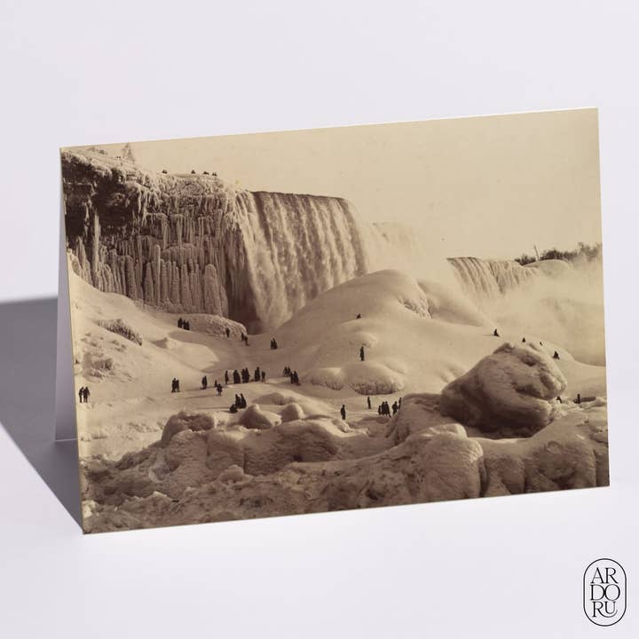 Holiday Season Card - Ice Bridge And American Falls, Niagara for wholesale by ArdorU
