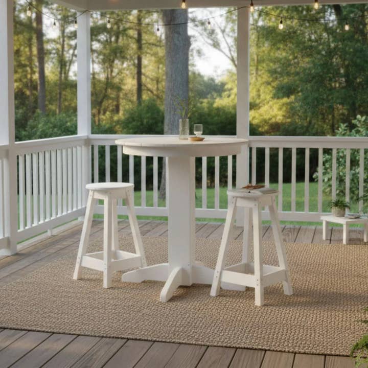 Keystone Amish Co. Poly Composite Sierra Counter-Height Barstool Set for wholesale by The Porch Swing Company