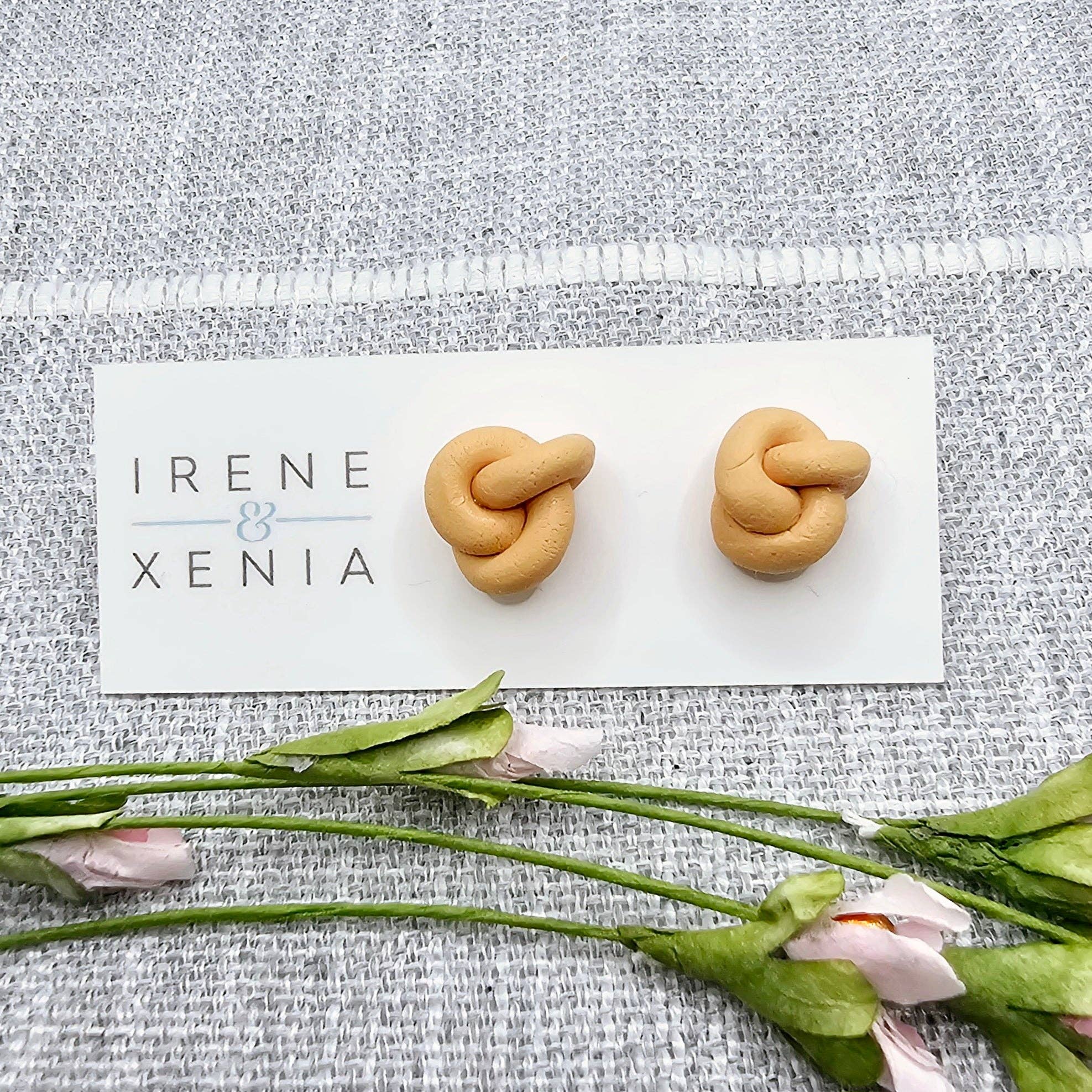 Irene and Xenia - Wholesale Stud/Post Earrings - Knots7
