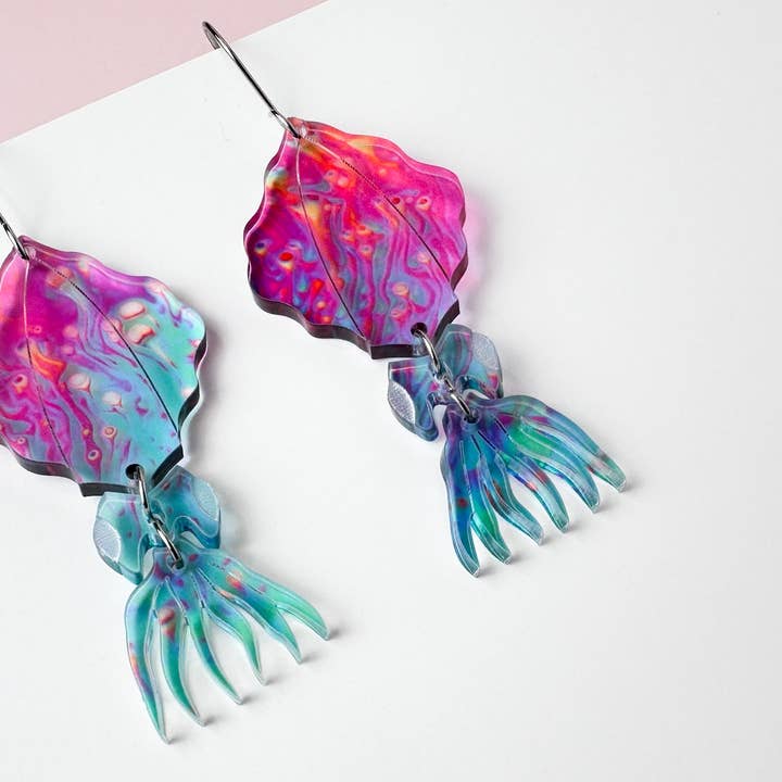Little Geraldine - Wholesale Dangle earrings - Cuttlefish Earrings4
