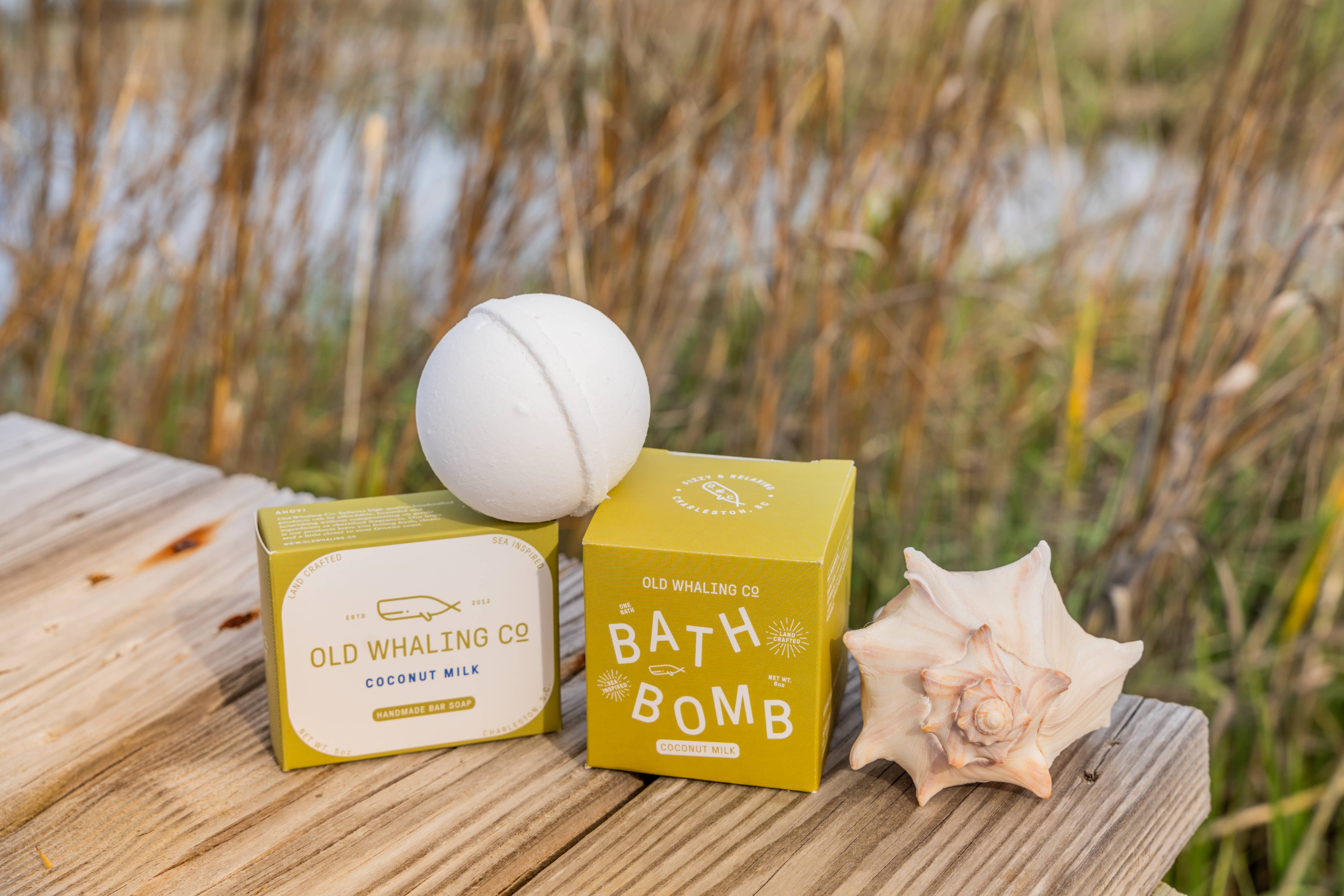 Old Whaling Company - Wholesale Bath Bomb/Fizz - Coconut Milk Bath Bomb1