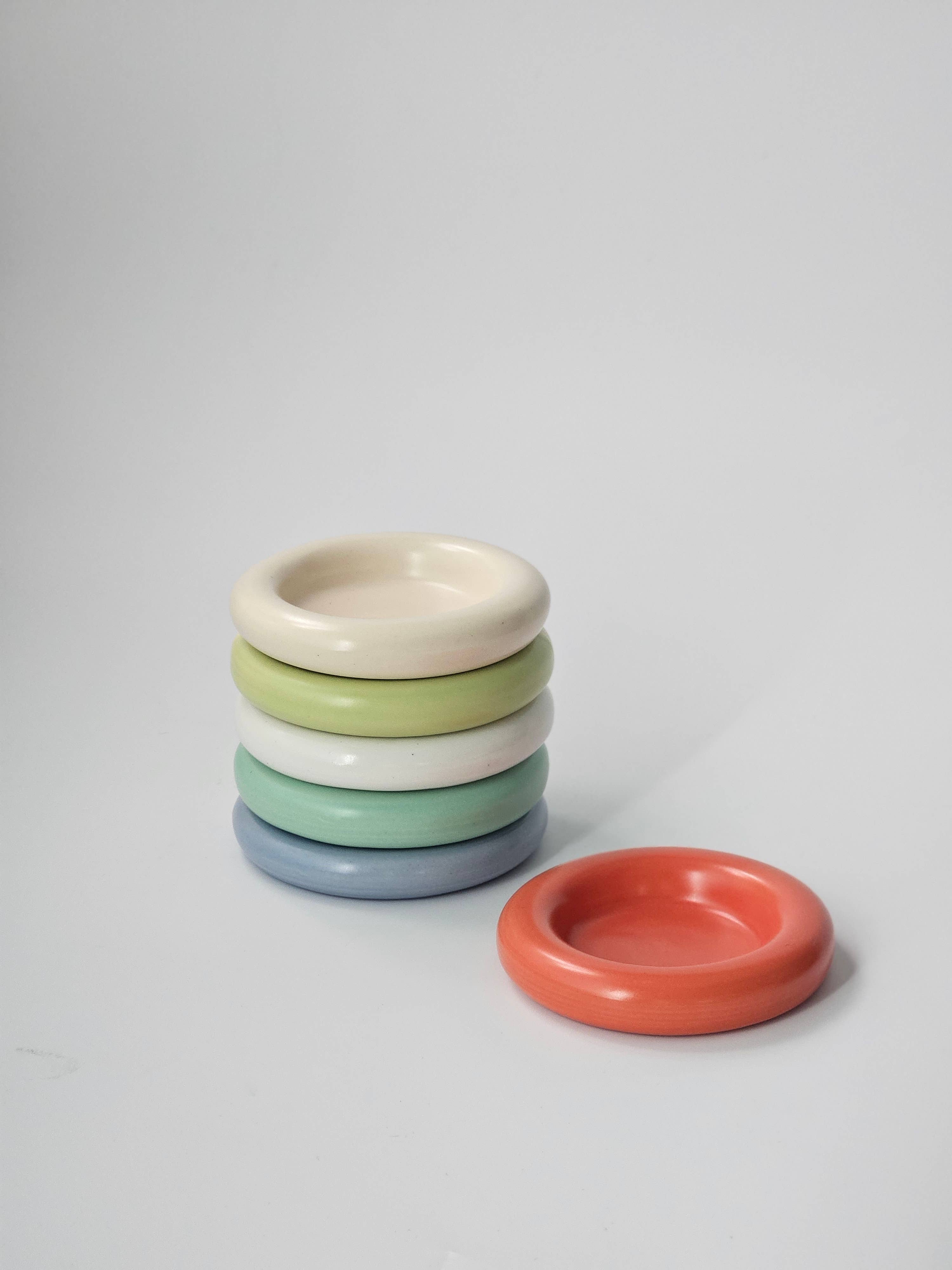 Bad Dogs Studio - Wholesale Jewelry Dish - Donut Dish • Handmade Ceramic Chunky Rounded Bubble Tray2