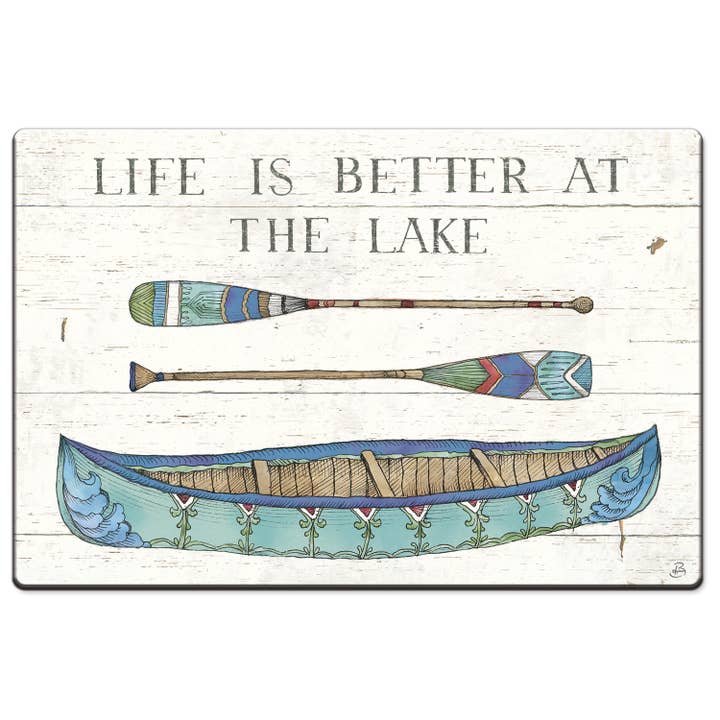 Lake Sketches 30" x 20" Decorative Comfort Floor Mat for wholesale by Conimar Promotions