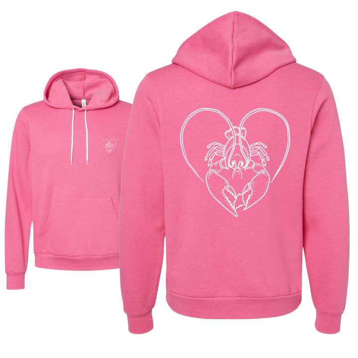 Salt and Pine Co. - Wholesale Graphic Sweatshirt - Women's - Lobster Heart of Maine