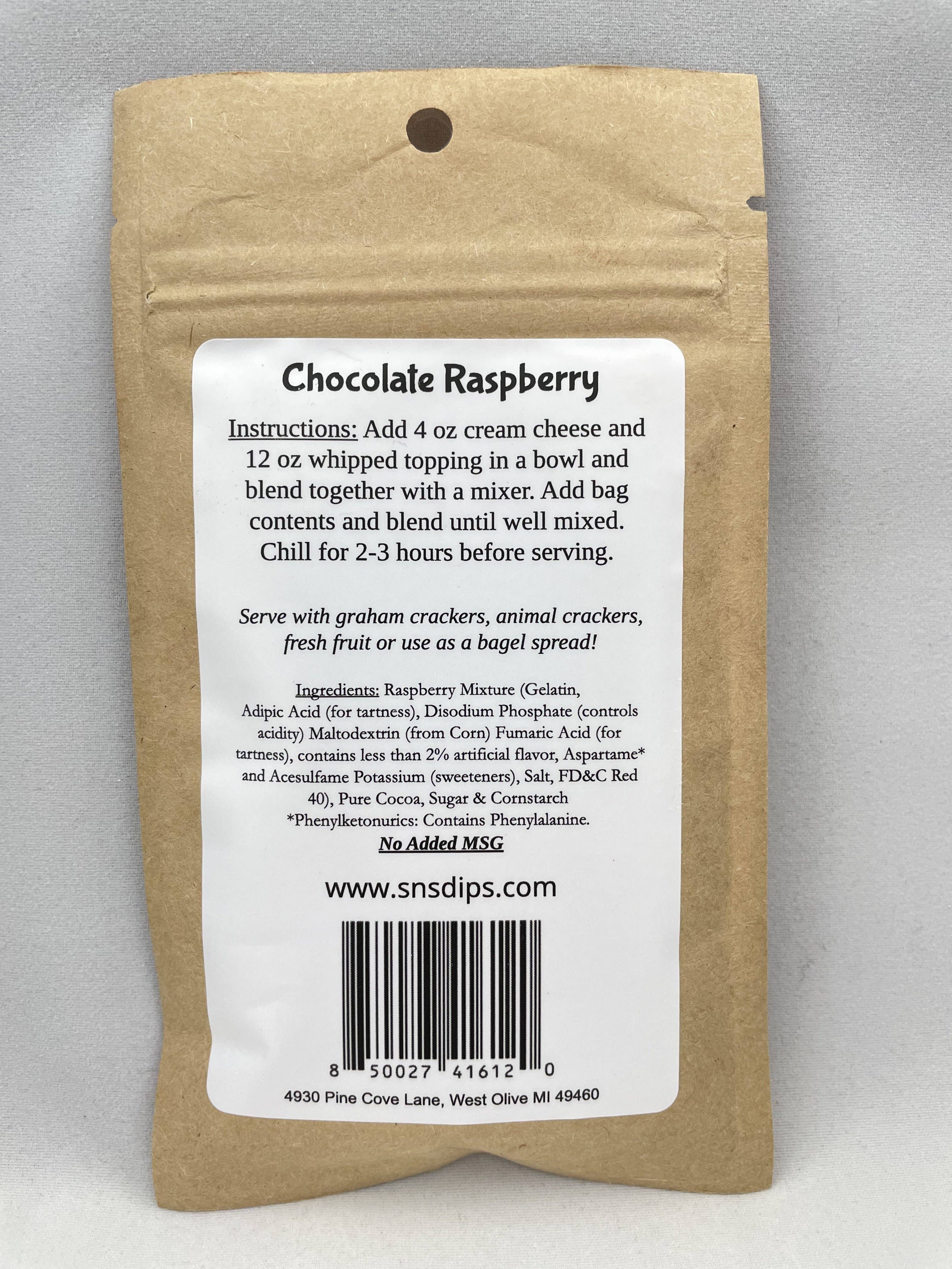 SnS Dips - Wholesale Dip - Chocolate Raspberry Dip Mix1