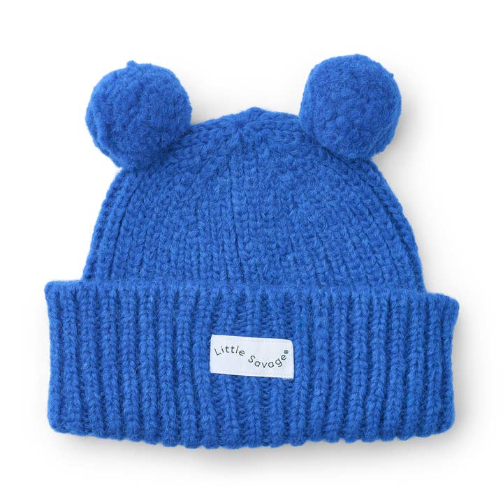 Alpaca muts m. pompon - Ocean voor wholesale door Little Savage