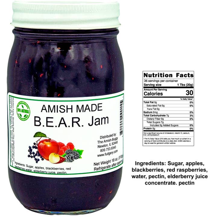 Arndt's Fudgery LLC - Vente Confiture/gelée - Confiture et gelée Amish Made 16 oz43