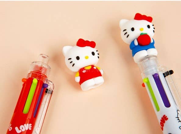K-Wonderland - Wholesale Pen - Sanrio Characters 6 Color Ball Point Pencil- 0.7mm 5