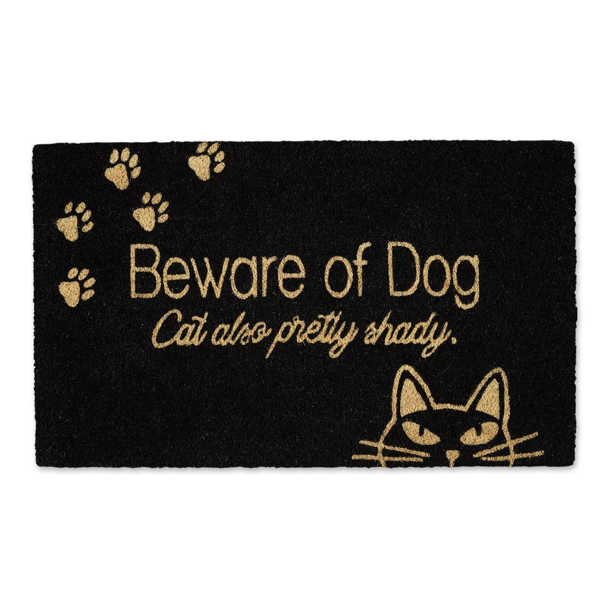 Design Imports - Wholesale Door Mat - Beware Of The Dog & Cat Doormat0