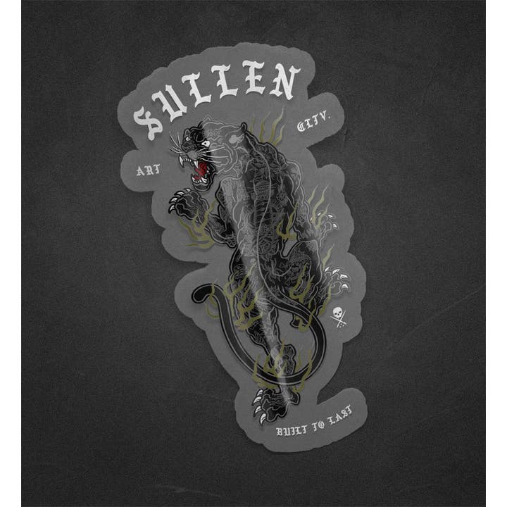 Krypande panter-klistermärke för wholesale av Sullen Clothing