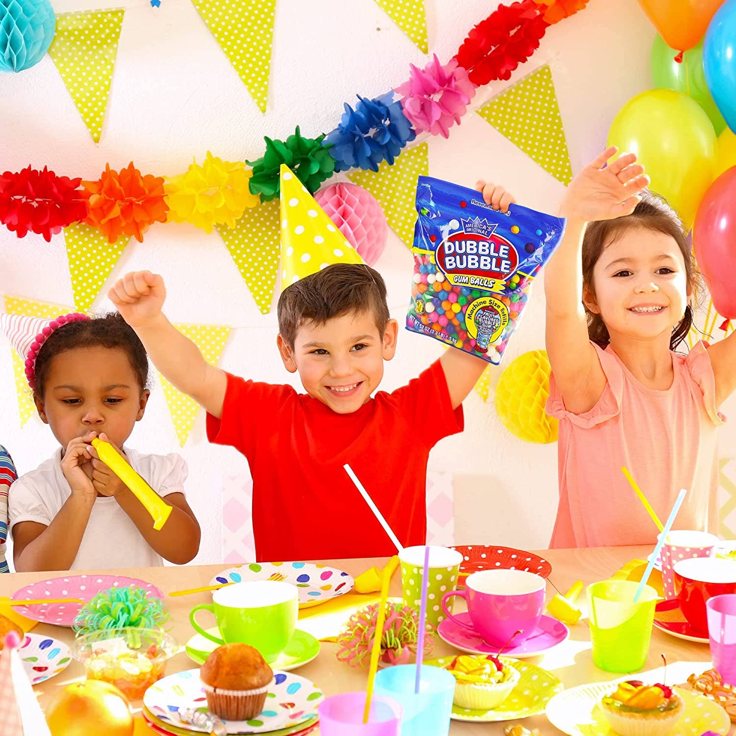 playO - Wholesale Chewing Gum - Gumballs Refill for Gumball Machine 5 Ounce Candies10