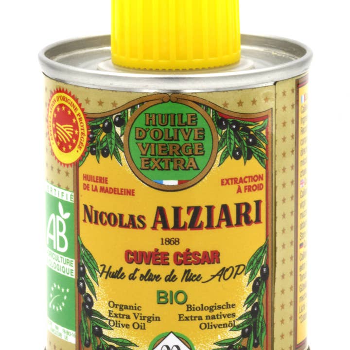 Nicolas Alziari "Cuvee Cesar" Organic EVOO (100ml / 3.38 fl) and other Purchase Wholesale cestas de mimbre. Free Returns & Net 60 Terms on Faire trending on Faire.