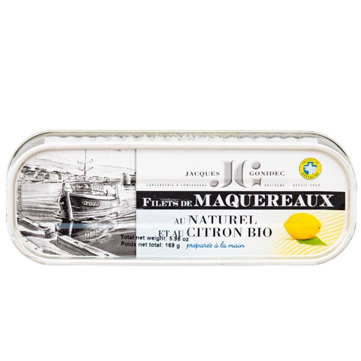 Gonidec Mackerel Fillets in Lemon Marinade 6oz for wholesale by The French Farm