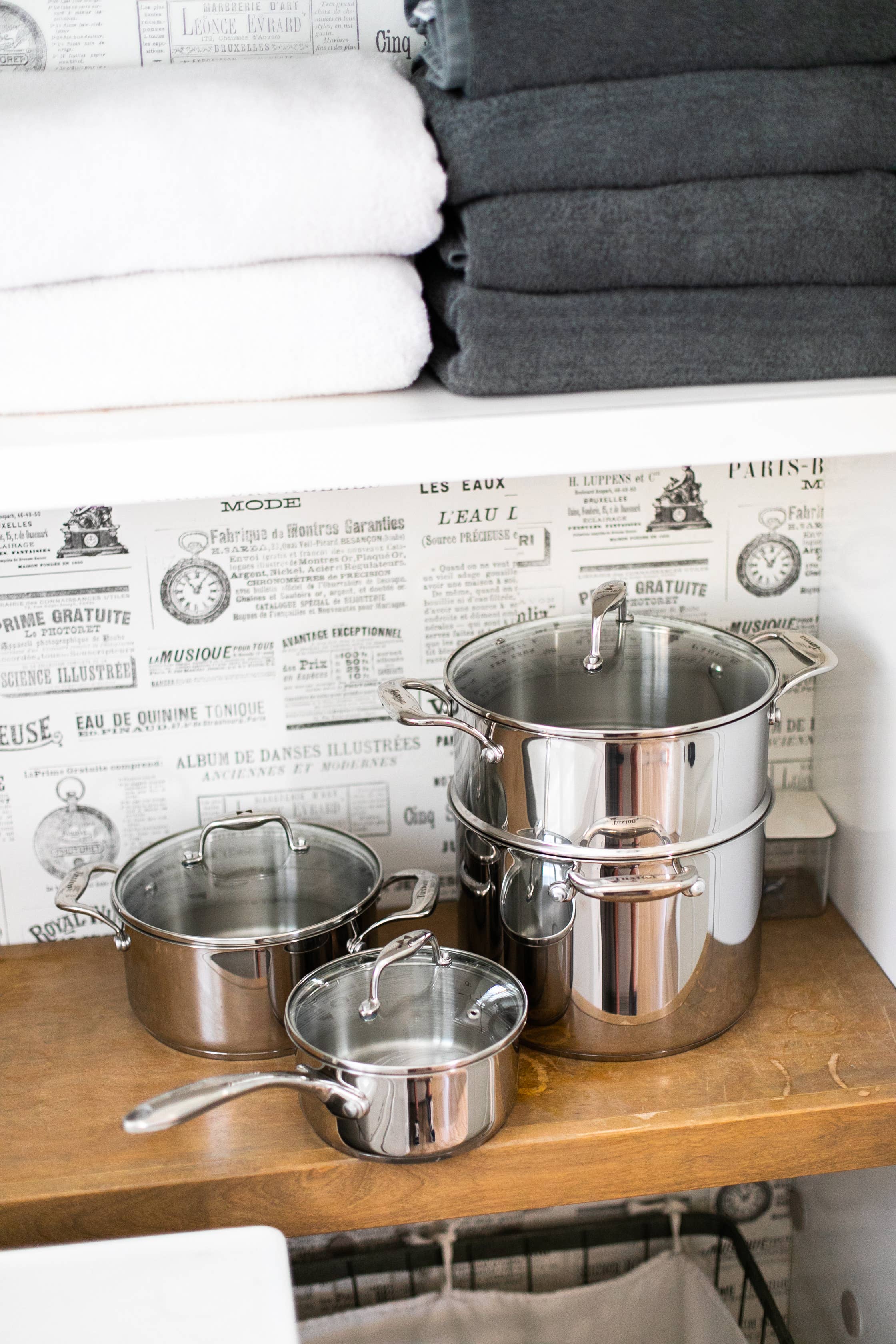 Housewarming Stainless Steel Ceramic Nonstick 10pc Cookware Set PTFE Free for wholesale on Faire9