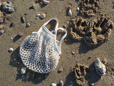 Filt1860 - Wholesale Grocery/Shopping Bag - Net shopping bag écrues size mini 1