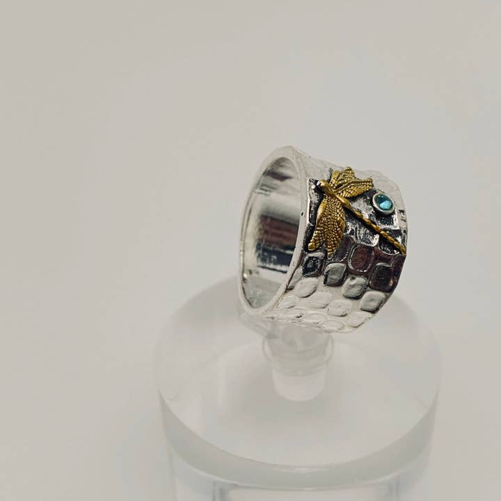 Mio Queena - Wholesale Cocktail/Statement Ring - Dragonfly-shaped Retro Ring