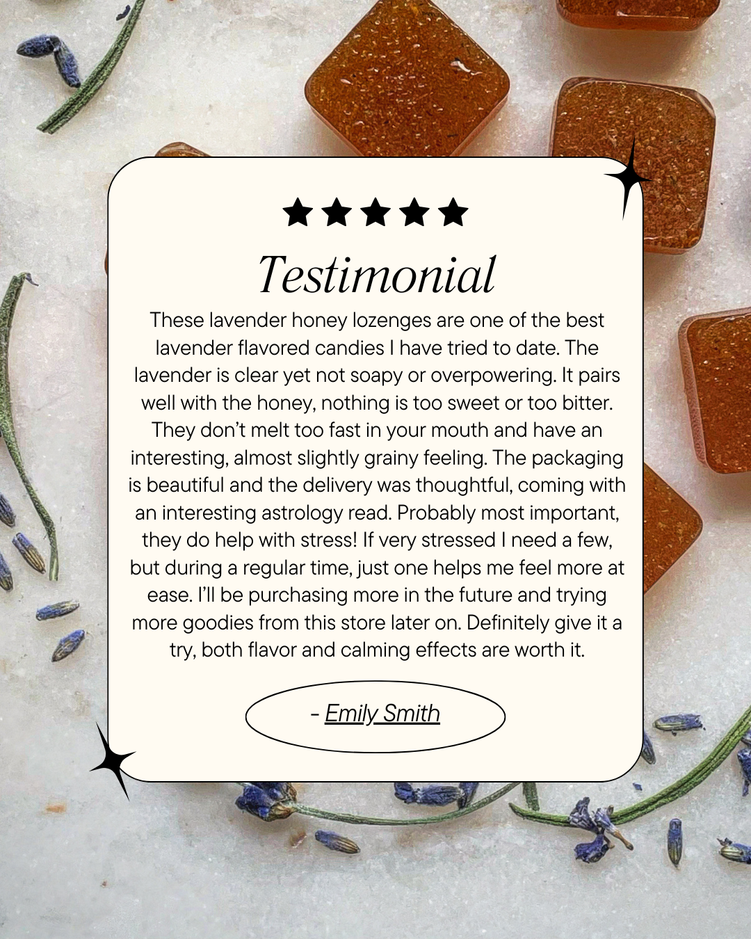 Virgo Moon - Wholesale Lozenges/Cough Drops - Lavender Honey Lozenges (Bulk)4