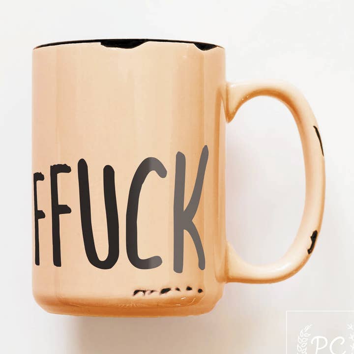 fffffuck | ceramic mug and other Purchase Wholesale boho schmuck. Free Returns & Net 60 Terms on Faire trending on Faire.