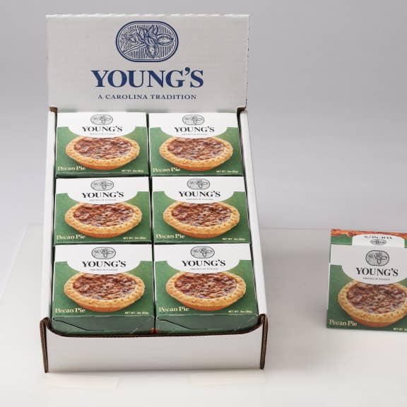 Young’s Premium Foods - Wholesale Retailer Display - Food & Drink - Mini Pecan Pies