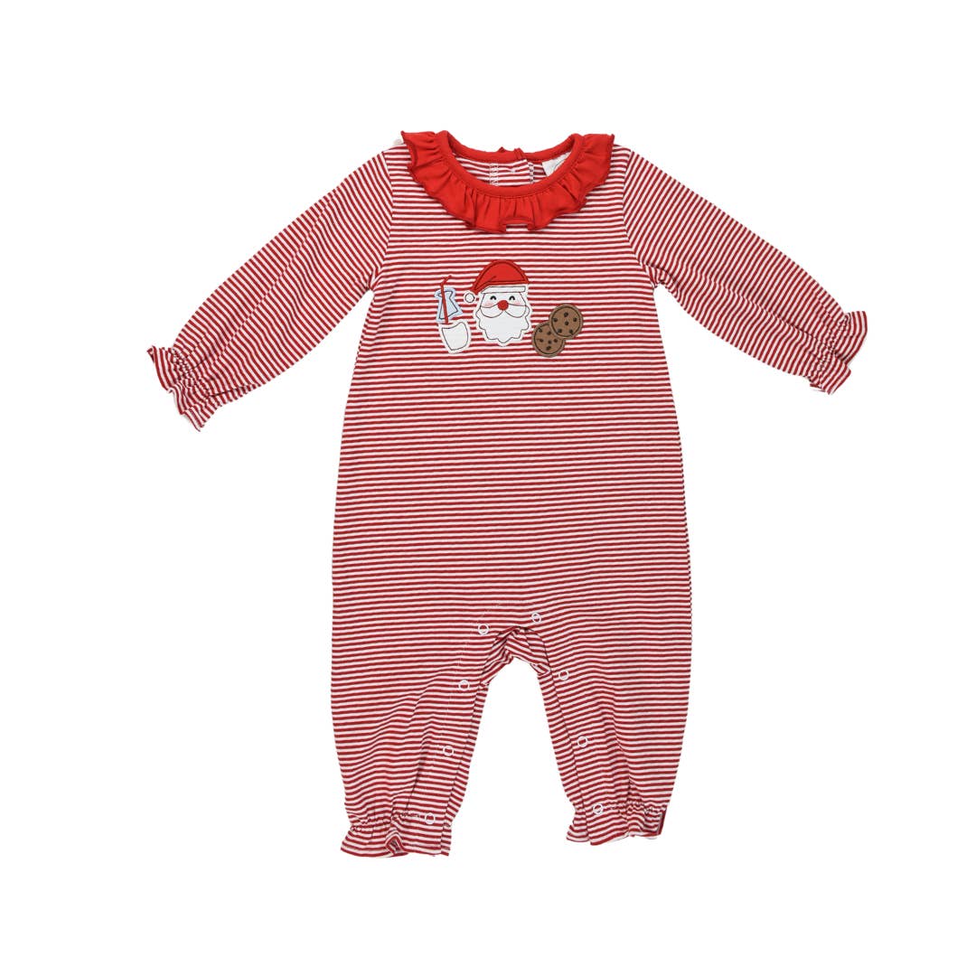 Cypress Row Childrens – wholesale Jumpsuit – Baby – Cookie and Milk Girls Rosie Romper
